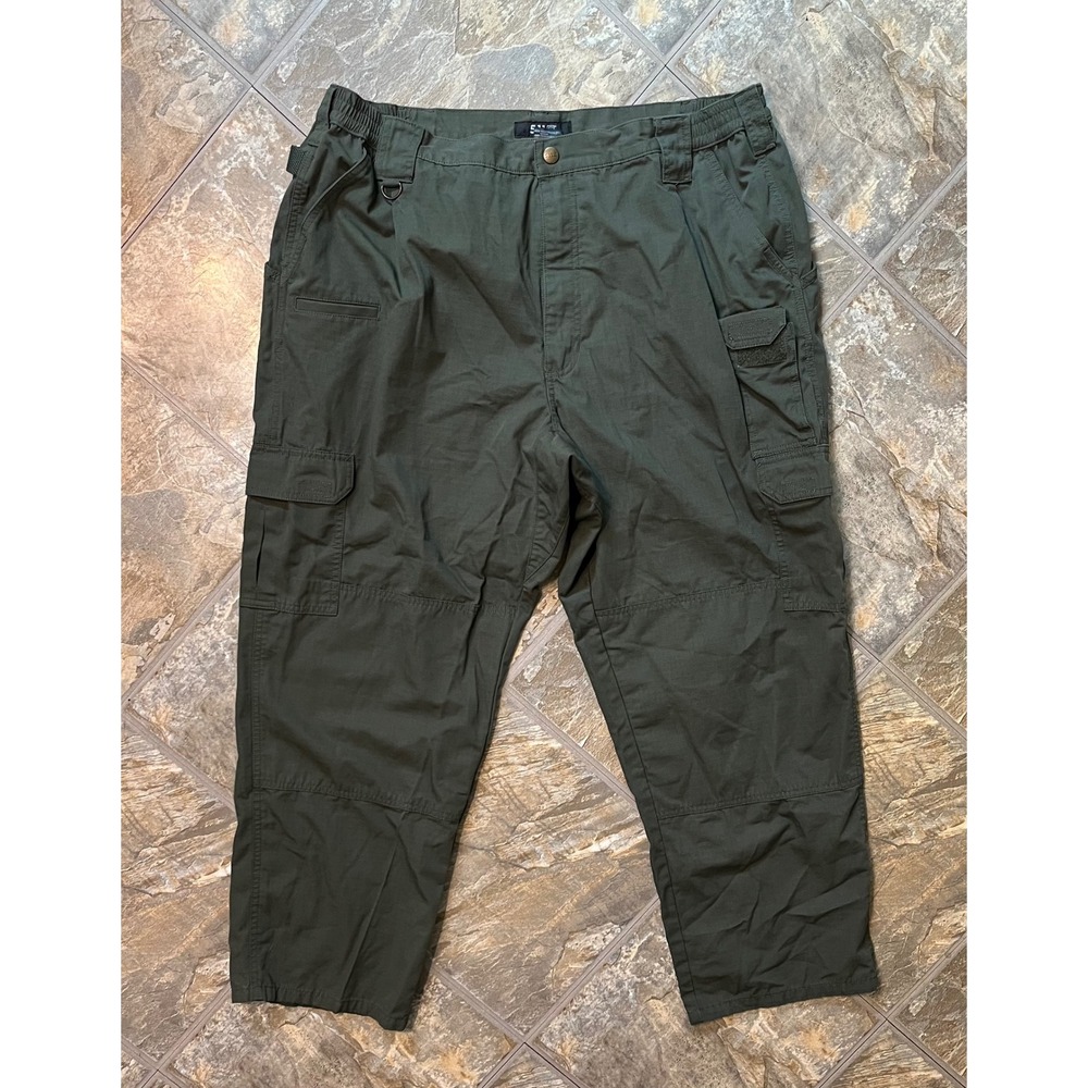 5.11 Tactical Taclite Pro Cargo Pants Mens 42x30 Green Ripstop 74273